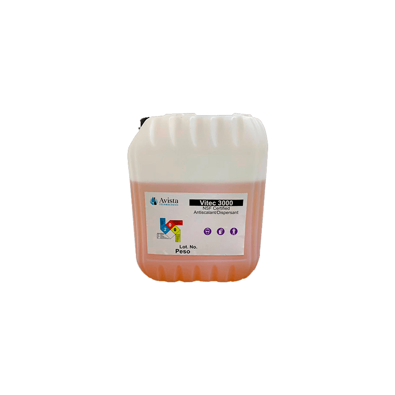 Antiincrustante para ósmosis Inversa Avista Modelo: Vitec 3000 Reenvasado 45 Lbs