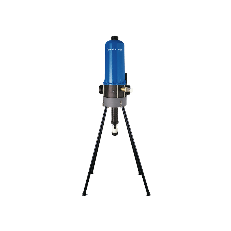 Dosificador Proporcional Dosatron Modelo: D20SVFII con Flujo de: 5 – 100 GMP y dilución de: 0.2 – 2% Empaques en: Vitón