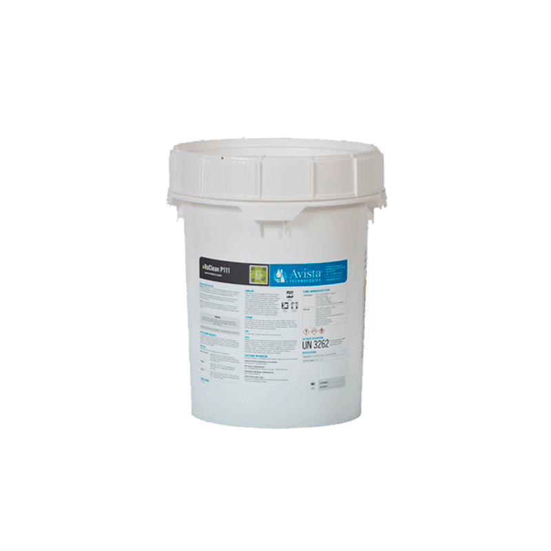Limpiador para ósmosis Inversa Avista, Modelo: Roclean P111 Cubeta con 45 Lbs